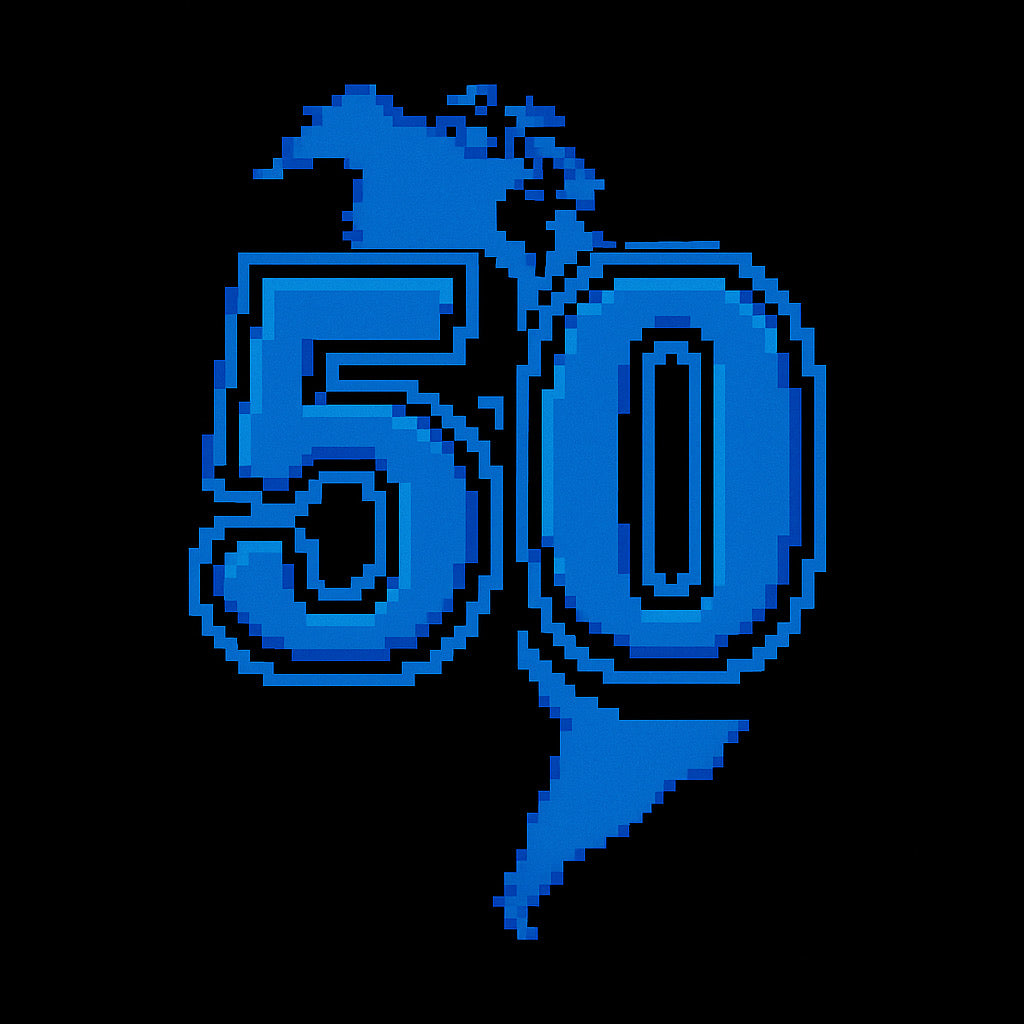 50 World “Level 50” Retro Streetwear Tee